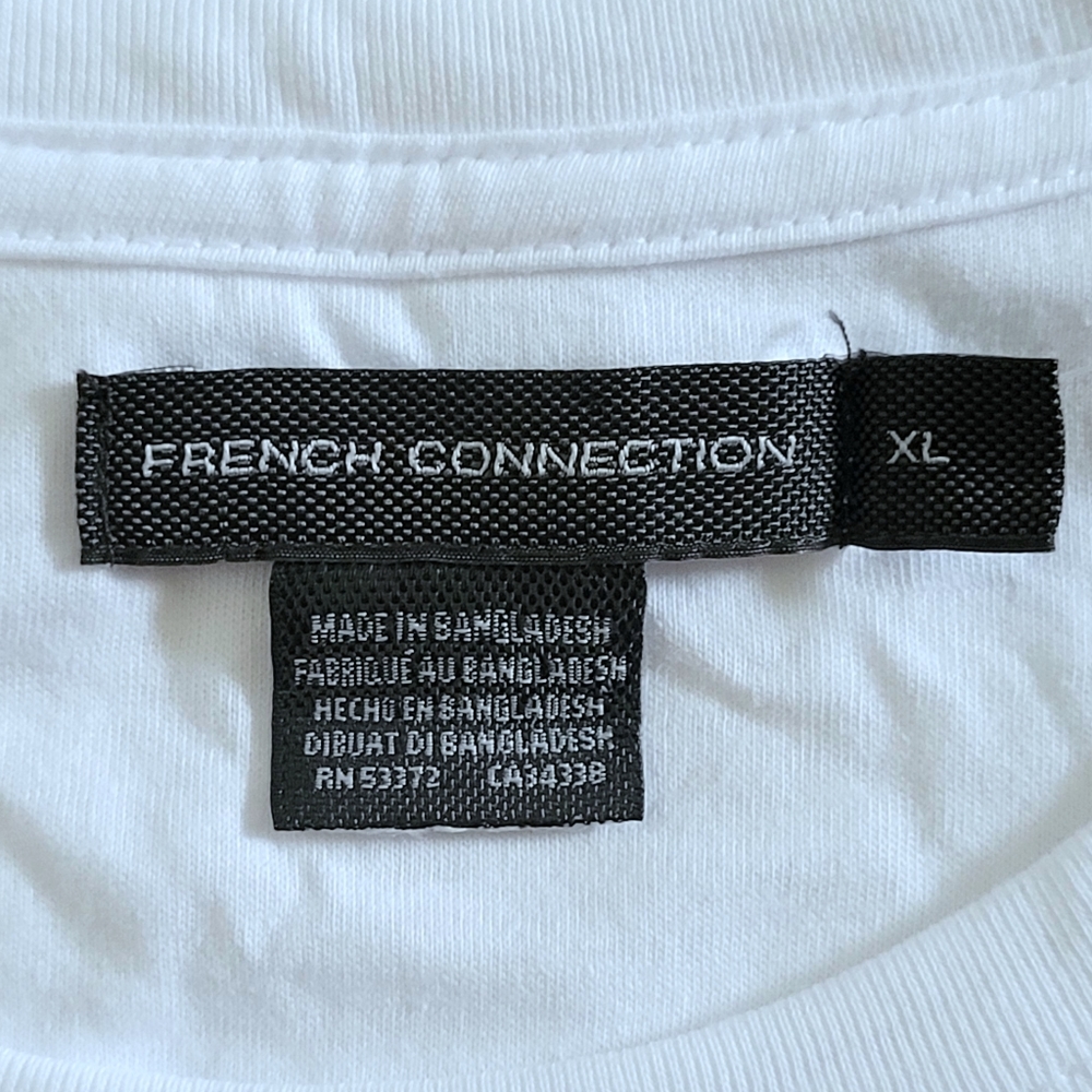 French🇫🇷 Connection "USA🇺🇲 Surfer"🏄♂️ Embroidered🪡 Tee👕 - NWT - Picture 5 of 14